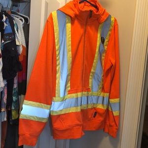 Like new- Red Dragon Zip up reflective hoodie. Medium